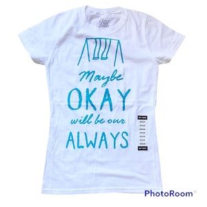 New The Fault In Our Stars Top T-Shirt Maybe Okay Will Be Our Always
